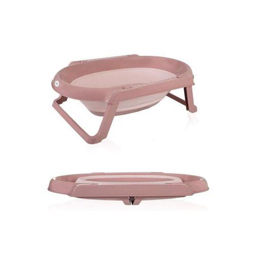 BabyJem BabyJem Katlanır Banyo 5'Li Küvet Seti 596 Somon