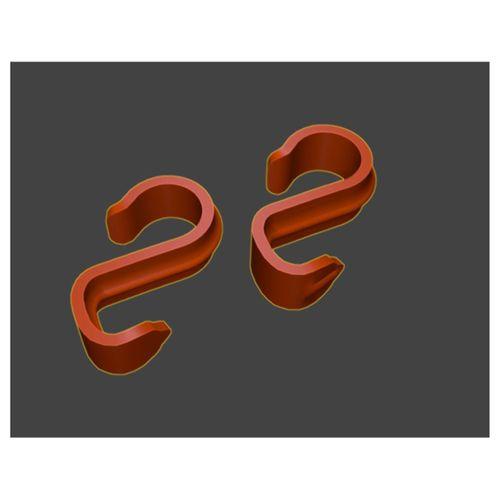 Isıtmalı Havlu Rayı için Kancalar 18mm (Bu ürün Sadece Plastik parçadır - Almadan Önce Soru Sorabilirsiniz)