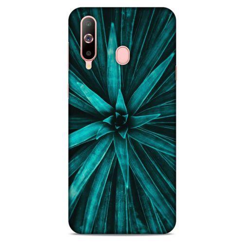 Lopard Samsung Galaxy A60 Uyumlu Kılıf Bahar (26) Tpu Silikon Kılıf Koyu Yeşil