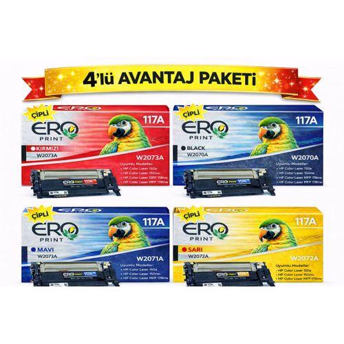 Hp Color Laser 150nw Muadil Toner - 4 Renk Set