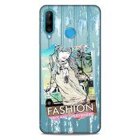 Sokak Modası 13 Huawei P30 Lite Kılıf Desenli Silikon