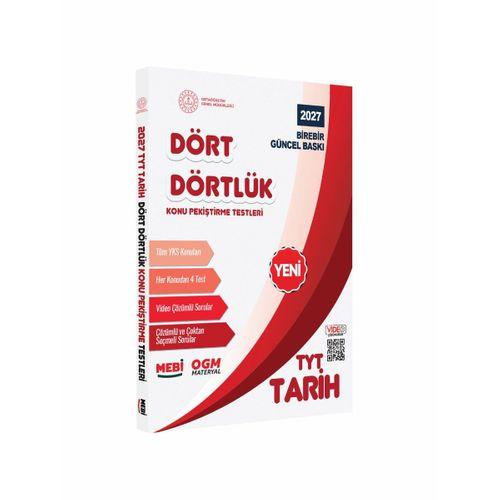 2027 YKS-TYT MEBİ-OGM Dört Dörtlük Tarih Pekiştirme Testi A4 Renkli Soru Bankası BASKI ÜCRETİ