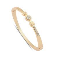 Altın Renk Büyük Taşlı Bileklik 759