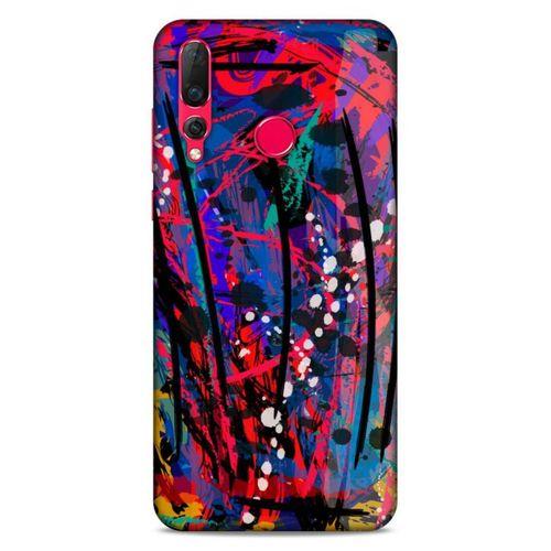 Lopard Huawei P Smart Z Uyumlu Kılıf Soyut Sanat (46) Desenli Core Armor Kılıf