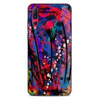 Lopard Huawei P Smart Z Uyumlu Kılıf Soyut Sanat (46) Desenli Core Armor Kılıf