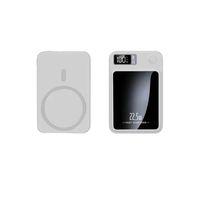 Taşınabilir Şarj Magsafe Powerbank 10 000 Mah Hızlı Şarj Led Göstergeli Kablosuz