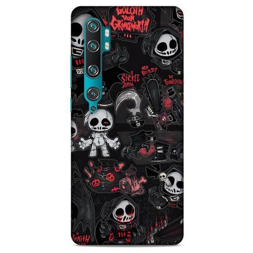 Xiaomi Mi Cc9 Pro Uyumlu Kılıf Motorsiklet (30) Silicone Case İskelet