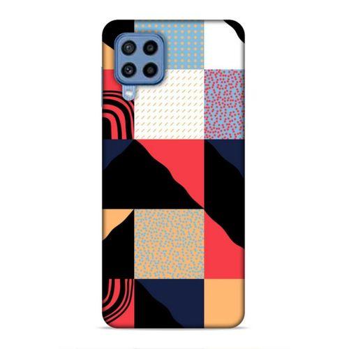 Samsung Galaxy M22 Uyumlu Kılıf Insomnia (16) Kalın Kılıf Siyah Kırmızı