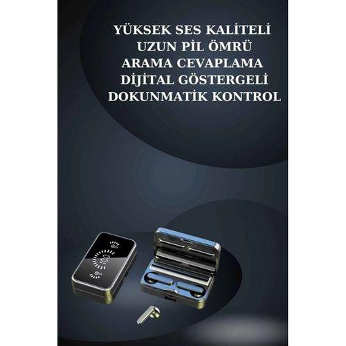 Bileklikli Amoled Ekran Akıllı Saat Ve Dijital Göstergeli Kablosuz Bluetooth Kulaklık Anc/ Enc