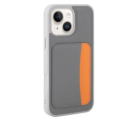 Apple iPhone 13 Kılıf Kartlıklı Zore X-Kart Silikon Kapak