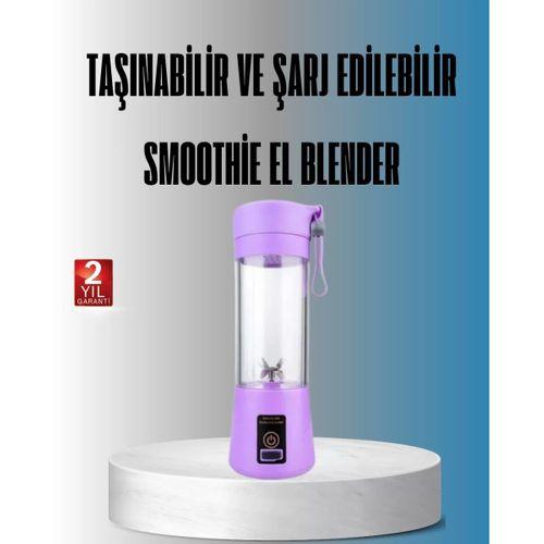 Şarjlı 380ml Portatif Smoothie Blender Usb Mini Shake Yapıcı
