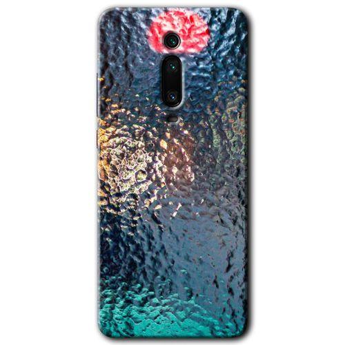 MRCİLETİSİM Xiaomi Mi 9T Kılıf Kapak - Blur Cam +Hayalet Ekran Yandan Gözükmez