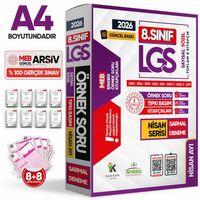 2026 8 Sınıf LGS Nisan Ayı MEB Örnek Soru Tıpkı Basım 8li Sarmal Deneme Paketi Video/PDF Çözümlü