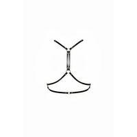 Siyah Kadın Kemer Suni Deri Vücut Aksesuarı - Brf203