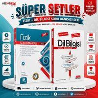 Bilgi Sarmal TYT Fizik ve AKM Dil Bilgisi Soru Bankası Seti 2 Kitap