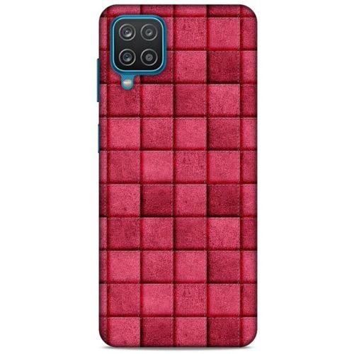 Lopard Samsung Galaxy A12 Uyumlu Kılıf Patchwork (29) Arka Koruma Kılıfı