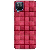 Lopard Samsung Galaxy A12 Uyumlu Kılıf Patchwork (29) Arka Koruma Kılıfı