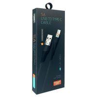 Powerway HC05 Örgülü 5 Amper USB TO Type- C 1 Metre Şarj Data Kablosu