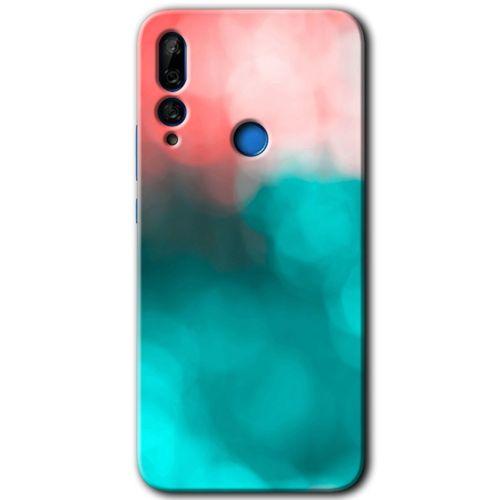 Huawei Y9 Prime 2019 Kılıf Baskılı Kapak - Flu Işık + 5D Tam Kaplayan Cam