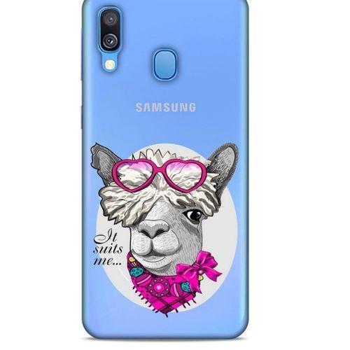 Zoologix (48) Samsung Galaxy A40 Şeffaf Kılıf Silikon Desenli