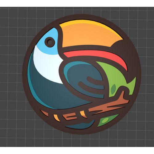 Toucan Keychain - 6911753