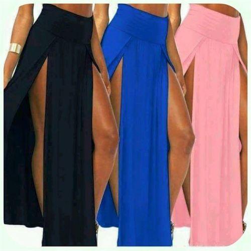 B101055 Uzun Derin Yırbrfaçlı Etek