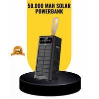 Taşınabilir Güneş Panelli Powerbank Çoklu Cihaz Şarj Destekli