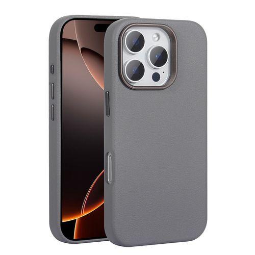 Apple iPhone 16 Pro Max Kılıf M-safe Şarj Özellikli PU Deri Zore Adora Kapak