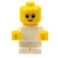 Lego Minifigür Baby - White Body with Yellow Hands njo0446