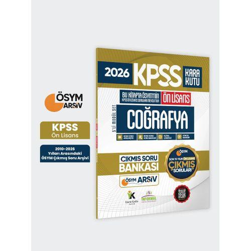 2026 FULLÖnLisans KPSS Coğrafya Kara Kutu ÖSYM Çıkmış Soru Bankası Son 15 Yıl (Sadece Ön Lisans)