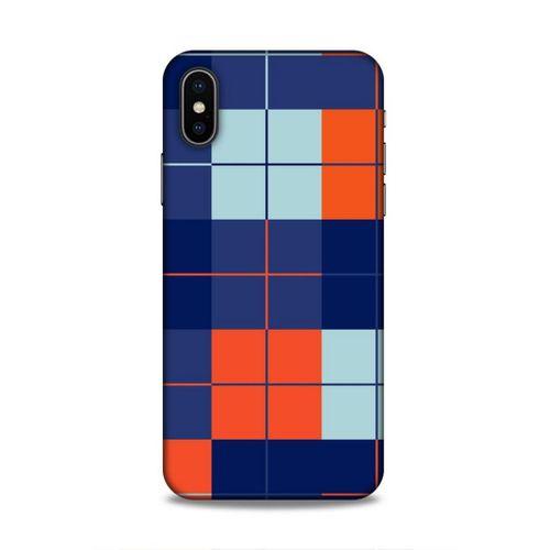 Apple Iphone X Uyumlu Kılıf Insomnia (23) Ultra Koruma Kılıfı Kırmızı Lacivert