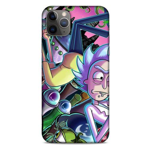 Apple Iphone 11 Pro Max Uyumlu Kılıf Rick And Morty (40) Fit Silikon Kılıf Rick D. Sanchez
