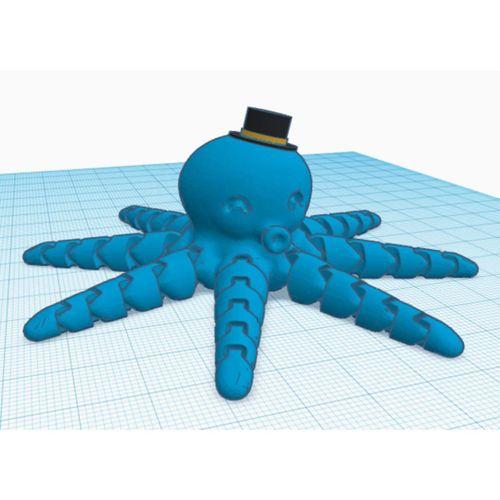 Şapkalı Ahtapot (Bu ürün Sadece Plastik parçadır - Almadan Önce Soru Sorabilirsiniz)