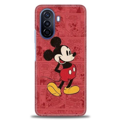 Tecno Pova Neo 2 Kılıf HD Baskılı Kılıf - Kırmızı Mickey + Tam Ekran Koruyucu