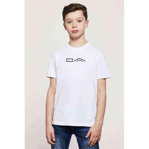 Türk Boyları Karaevli Baskılı Unisex Çocuk Beyaz Tshirt