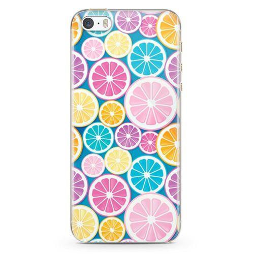 Apple iPhone 5s Kılıf Greyfurt Colorful Arka Kapak Koruma Desenli Full Koruyucu