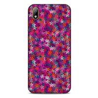 Huawei Y5 2019 Uyumlu Kılıf Pembe Delisi (3) Kapak Çiçek