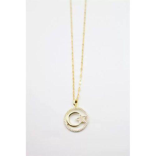 Ay Yıldız Kolye - Altın