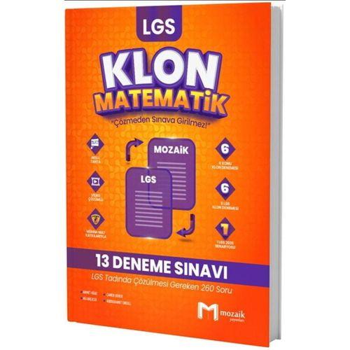8. Sınıf LGS Matematik Klon 13 Deneme Mozaik Yayınları