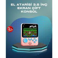 3.5 İnç Lcd Ekranlı 666 Oyunlu Taşınabilir Retro Oyun Konsolu