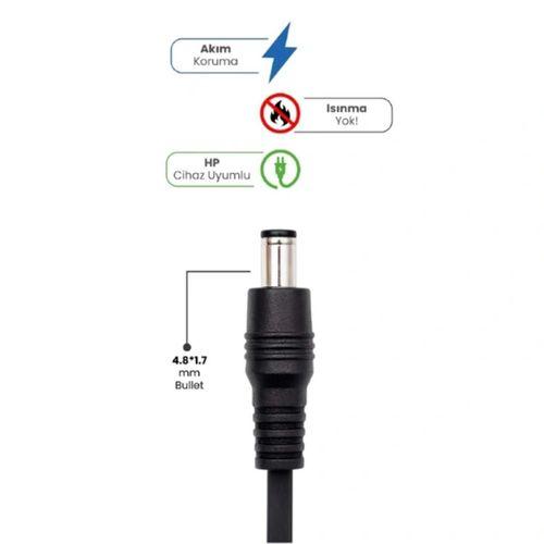 19v 4.74a 4.8 * 1.7mm Bullet 90w Hp İçin Laptop Adaptör
