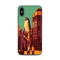 Apple iPhone XS Uyumlu Kılıf Azarbaijan (44) Tough Armor Kılıf Bakü Çizim
