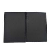 Gürmat Siyah Yapraklı Defter A5 40 Yaprak Spiralli