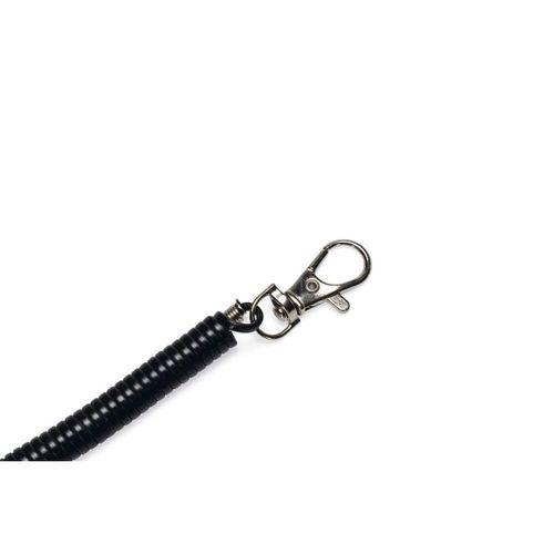 Beeztees Köpek Eğitim Klikırı, Karabina ve Bağlama Kordonlu, Turuncu, 6x4x1,7cm