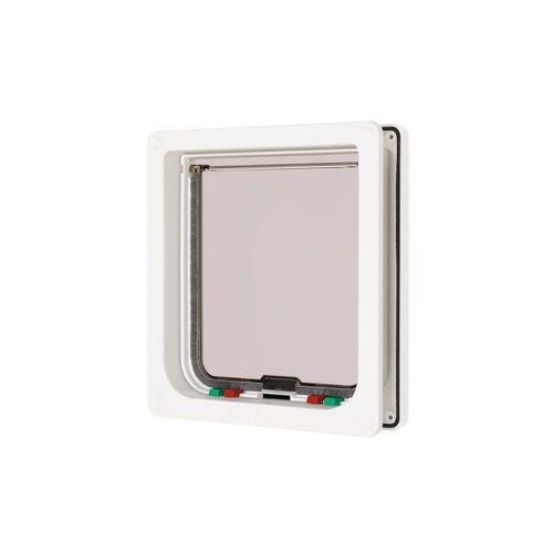 Beeztees CatMate Kedi Kapısı, Büyük, Çift Yönlü, 4 fonksiyonlu, Beyaz, 23,5x25,2cm