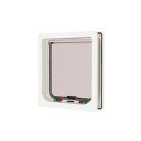 Beeztees CatMate Kedi Kapısı, Büyük, Çift Yönlü, 4 fonksiyonlu, Beyaz, 23,5x25,2cm