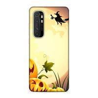 Xiaomi Mi Note 10 Lite Kılıf Cadi Balkabaklari Arka Kapak Silikon Koruma Full Koruyucu