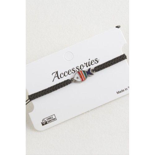 Balık Makrome Örgülü Bileklik