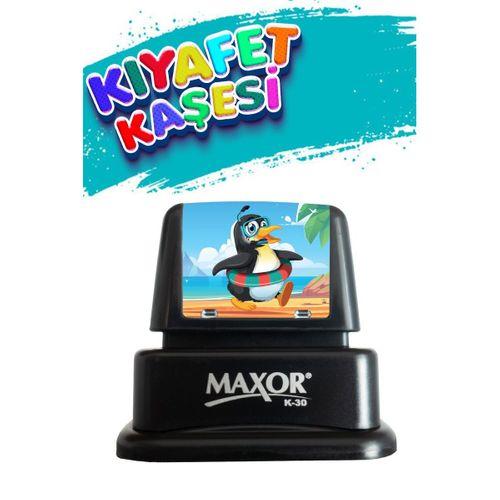 Kıyafet Kaşesi Penguen Temalı Öğrenci Kaşesi / Kıyafet Etiketi / Kumaş Kıyafet Kaşesi