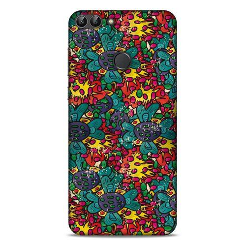 Lopard Huawei Psmart Uyumlu Kılıf Soyut Sanat (29) Baskılı Arka Koruma Kılıfı